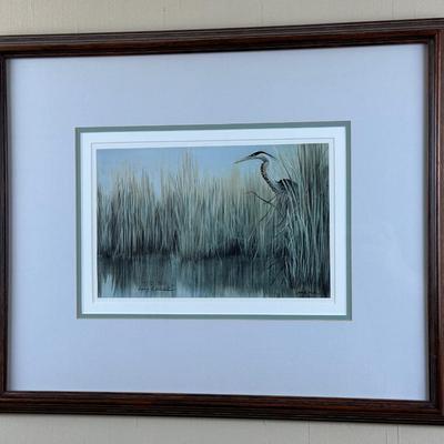Signed & Framed Print by Larry K. Martin