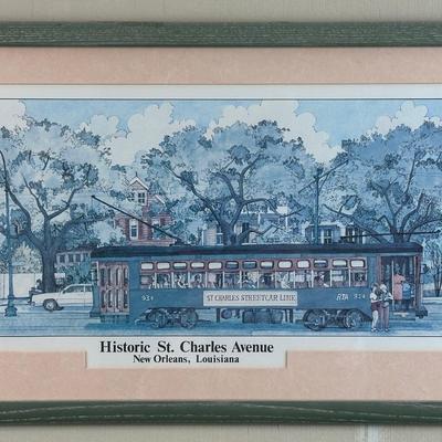 Framed Print “Historic St. Charles Ave.” by Lewis