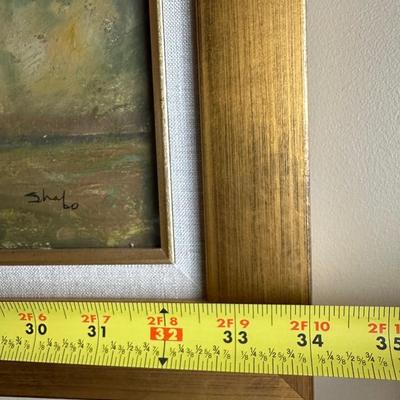 Signed & Framed Original Painting