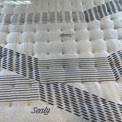 Sealy King Mattress, Box Springs & Frame - Great Condition