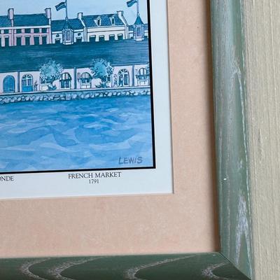 Framed Print “Historic New Orleans on the Mississippi”