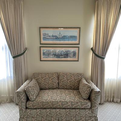 Vintage Upholstered Loveseat