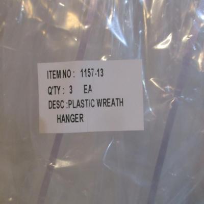 New In The Package Darice 12" Plastic Wreath Hangers Choice K