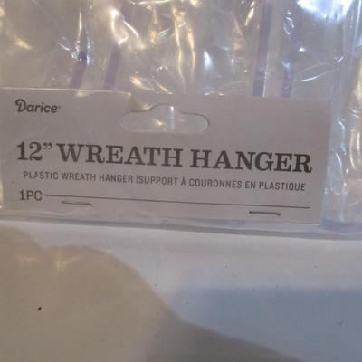 New In The Package Darice 12" Plastic Wreath Hangers Choice K