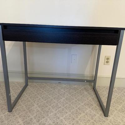 Black Computer Desk with Drawer