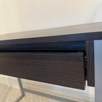 Black Computer Desk with Drawer