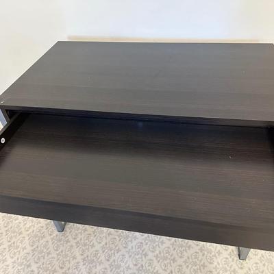 Black Computer Desk with Drawer