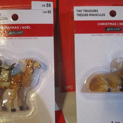 14 - Darice Nativity Sets & Ashland Christmas Noel Tiny Treasures New In The Package Choice P