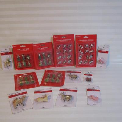 14 - Darice Nativity Sets & Ashland Christmas Noel Tiny Treasures New In The Package Choice P