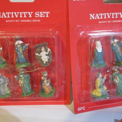 14 - Darice Nativity Sets & Ashland Christmas Noel Tiny Treasures New In The Package Choice P
