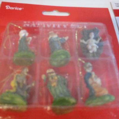 14 - Darice Nativity Sets & Ashland Christmas Noel Tiny Treasures New In The Package Choice P
