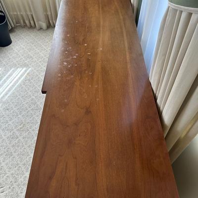 Mid-Century Solid Wood Office Desk