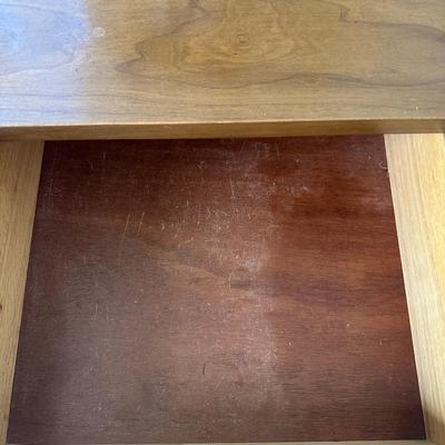 Mid-Century Solid Wood Office Desk
