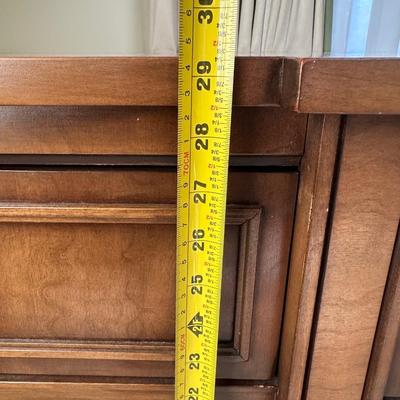 Mid-Century Solid Wood Office Desk