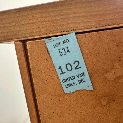 Mid-Century Solid Wood Office Desk