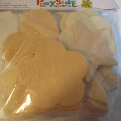 Assorted Craft Wood Shapes - Art Minds Paper Mache Ornaments Choice V