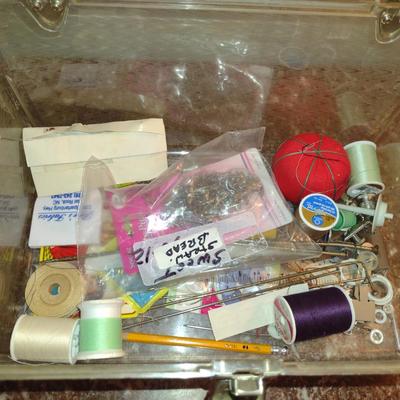 Box of Sewing Notions
