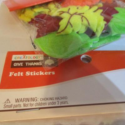 New 25+ Craft Supplies Creatology Give Thanks Felt Stickers Wood Stickers Scarecrows Choice Y/Z/AAA (See All Pitures)
