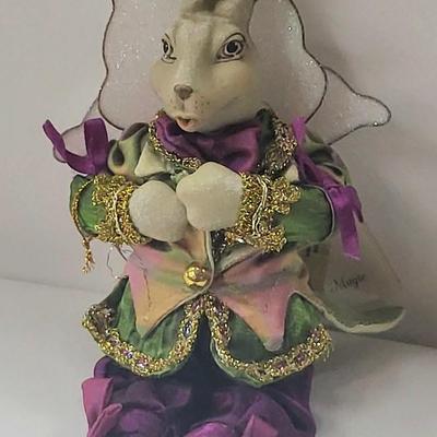 11" Mark Roberts Fairy Rabbit Figurine With COA