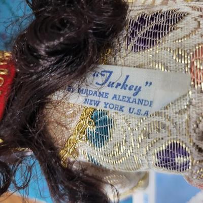 Vintage Madame Alexander Around The World Doll 7.5" (Turkey)