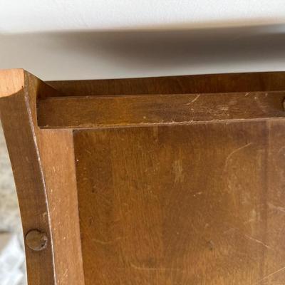 Vintage Solid Dough Box End Table