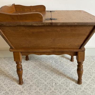 Vintage Solid Dough Box End Table