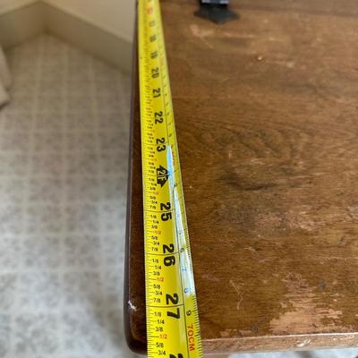 Vintage Solid Dough Box End Table