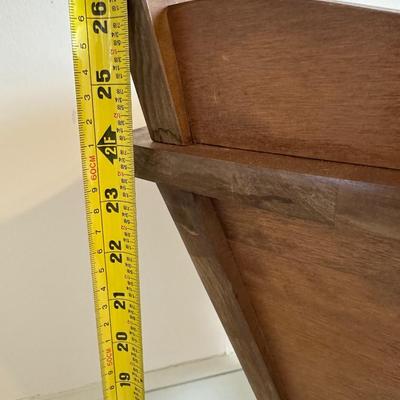Vintage Solid Dough Box End Table