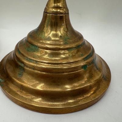 Assorted Brass Candle Holders