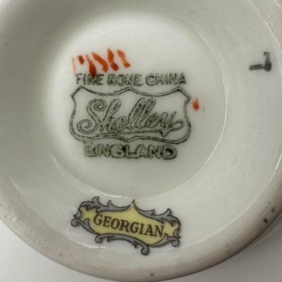 Shelley Georgian Teacup and Saucer