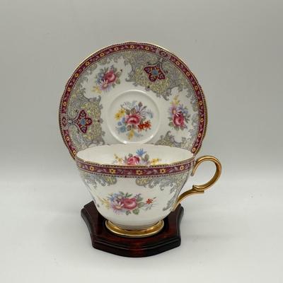 Shelley Georgian Teacup and Saucer