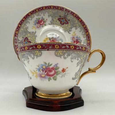 Shelley Georgian Teacup and Saucer