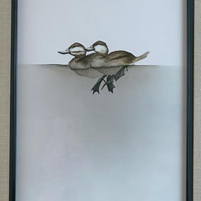 Framed & Signed Original Artwork by Larry Martin