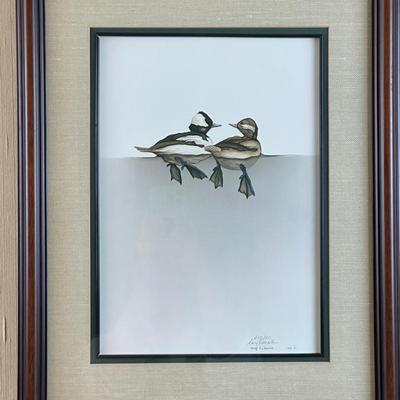 Framed & Signed Original Artwork by Larry Martin