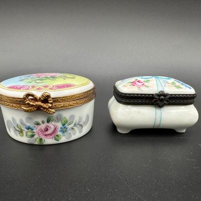 Signed Limoges Trinket Dishes