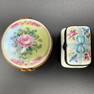 Signed Limoges Trinket Dishes