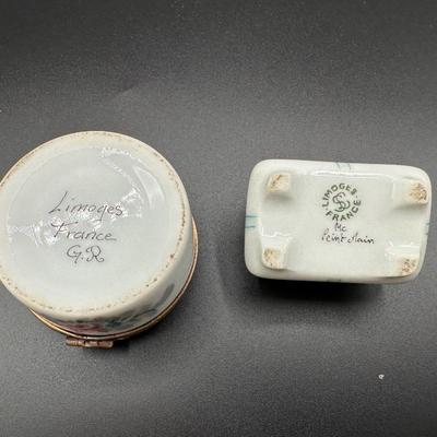 Signed Limoges Trinket Dishes