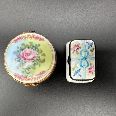 Signed Limoges Trinket Dishes
