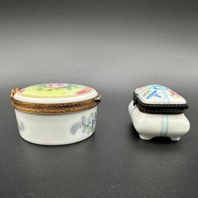 Signed Limoges Trinket Dishes