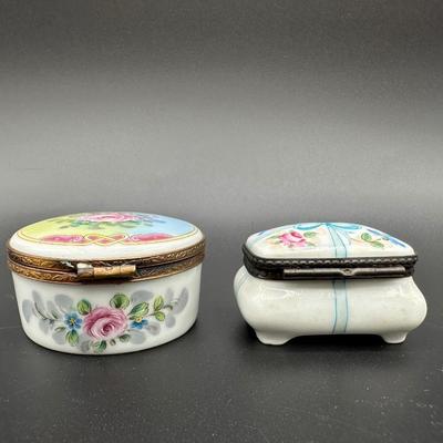 Signed Limoges Trinket Dishes