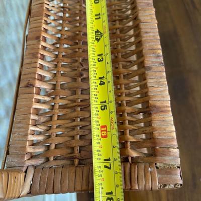 Wicker Book Shelf