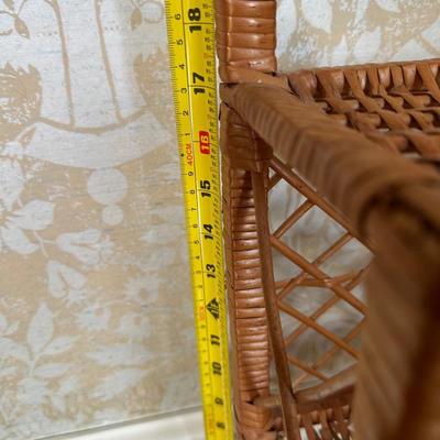 Wicker Book Shelf