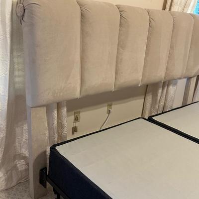 King Size Velvet Headboard