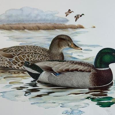 Signed & Framed Print by Tan Brunet