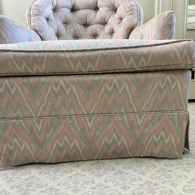 Vintage Upholstered Club Chair