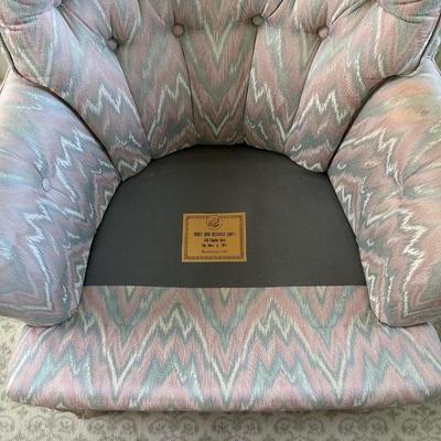Vintage Upholstered Club Chair