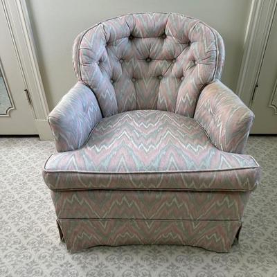 Vintage Upholstered Club Chair