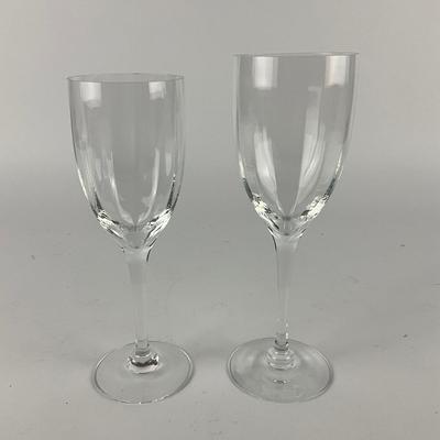 377 Orrefors White and Red Wine Glasses