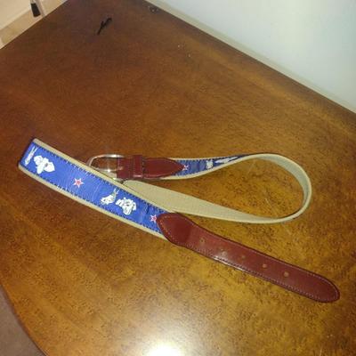 The Belted Cow Co. Democrat Donkey and Republican Elephant Belt- Size 36