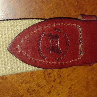 The Belted Cow Co. Democrat Donkey and Republican Elephant Belt- Size 36